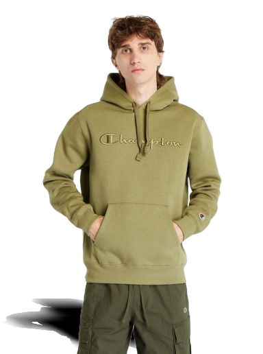 Mikina Champion Hooded Sweatshirt Khaki Zelené | 219061 CHA GS554