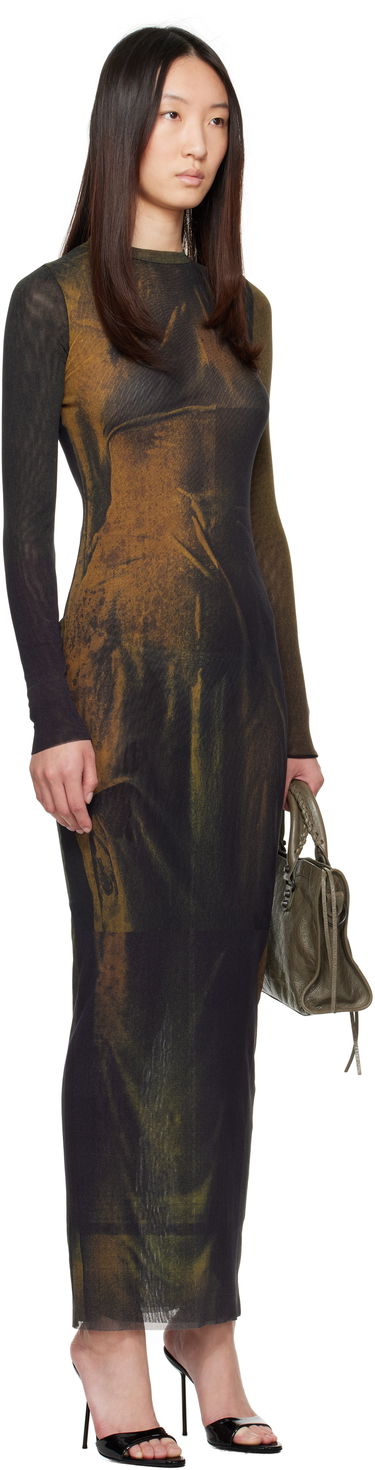 Šaty Jean Paul Gaultier Jean Paul Gaultier Printed Maxi Dress Zelené | 25/03-W-DR027-M004P-4812, 1