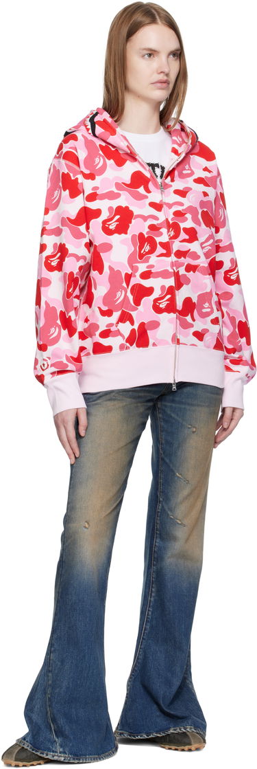 Mikina BAPE A Bathing Ape ABC Camo Shark Full Zip Hoodie Ružová | 001ZPL302003L, 3