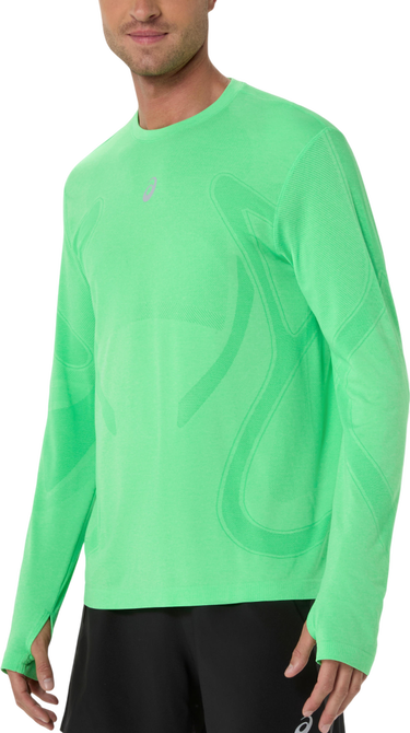 Tričko Asics Road Seamless Long Sleeve Top Zelené | 2011d356-301, 2