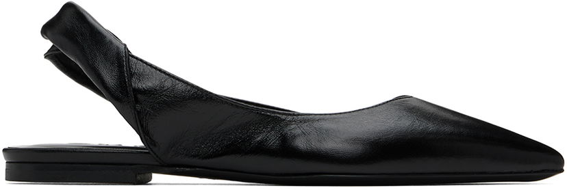 Oblečenie BY FAR BY FAR Yasha Slingback Flats Čierna | MWFFC024LL002BK001PL