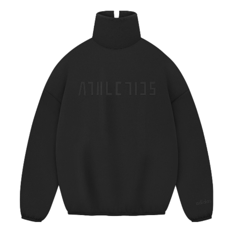 Mikina adidas Originals Fear of God Athletics Suede Fleece Mock Neck Čierna | IY0940, 0