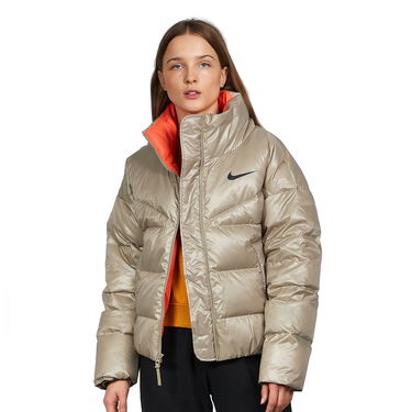 Prešívaná bunda Nike Sportswear Hooded Jacket Béžová | CU5813-342, 1