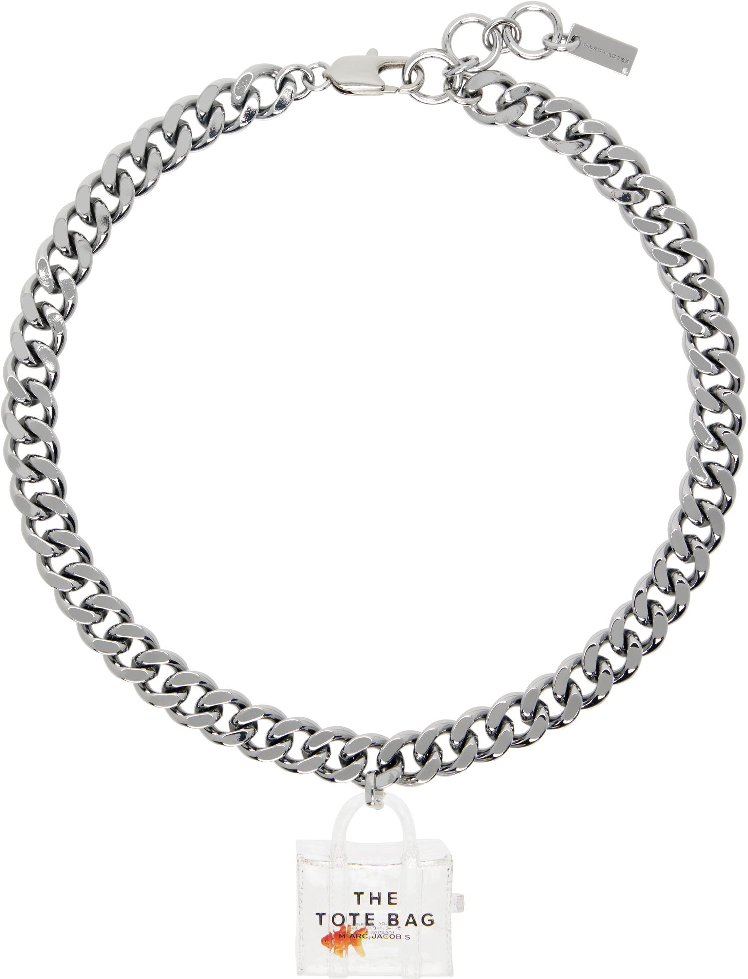 Náhrdelník Marc Jacobs Marc Jacobs The Tote Bag Goldfish Chain Necklace Metalická | 2P4JNC001J24, 0