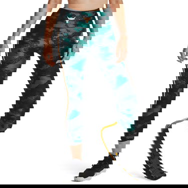 Legíny Under Armour Project Rock HeatGear Printed Ankle Leggings Zelené | 1377954-722, 4