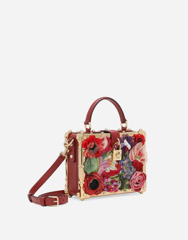 Kabelka Dolce & Gabbana Floral Embroidered Handbag Červená | BB5970AR1058U989, 2