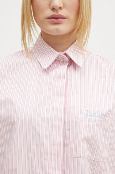 Košeľa Fiorucci Striped Balloon Sleeve Shirt Ružová | W01FPTLO170CO01PN03, 3