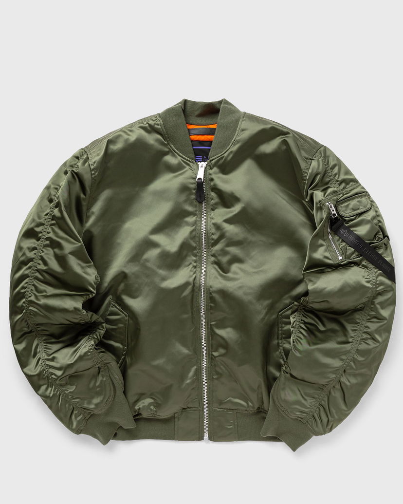 Bomber bunda Alpha Industries Bomber & Flight Jackets-MA-1 UV Zelené | 146115UV-SAGE-GREEN