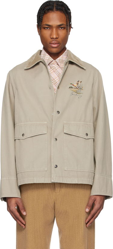 Bunda Burberry Burberry Field Cotton Jacket Béžová | 8101260, 0