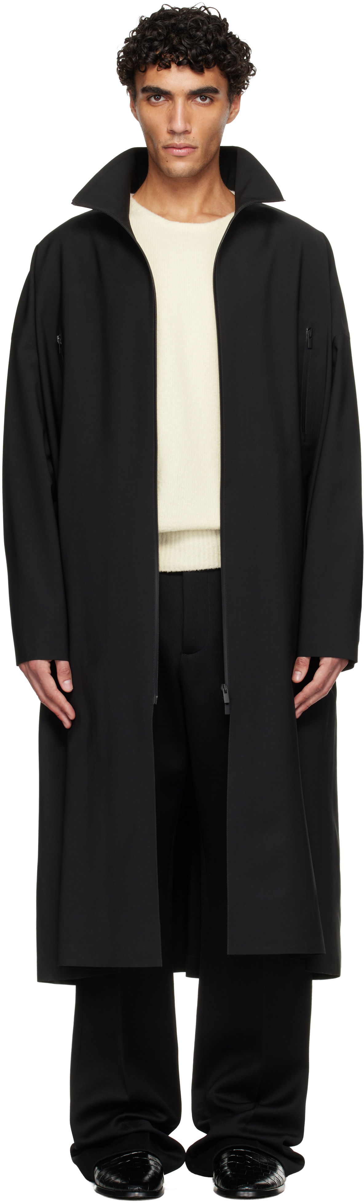 Trenčkot Fear of God Technical Wool Trench Coat Čierna | FG25FW32-324WBP-001, 0
