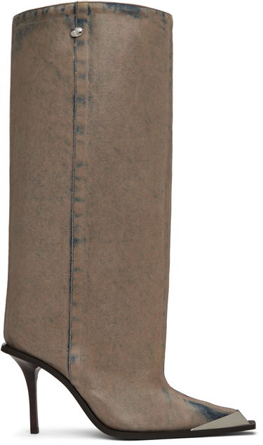 Tenisky a topánky Diesel D-Tona Tall Denim Boots Modrá | Y03461 PR402, 0