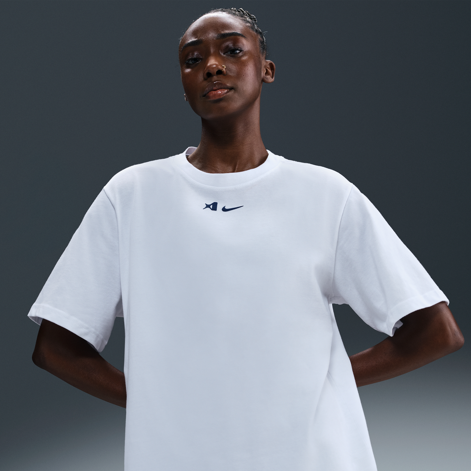 Tričko Nike A'ja Wilson Loose Fit Short-Sleeve T-Shirt Biela | HQ1696-100, 0