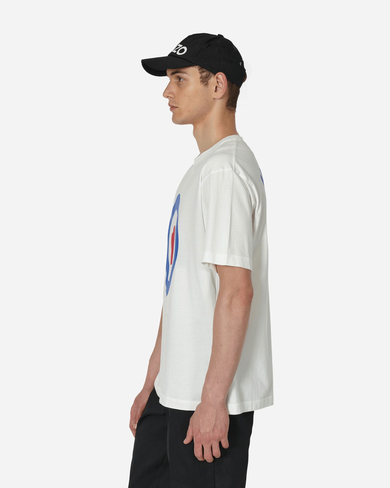 Tričko KENZO Oversize Target T-Shirt Biela | FD65TS1114SG 02, 1