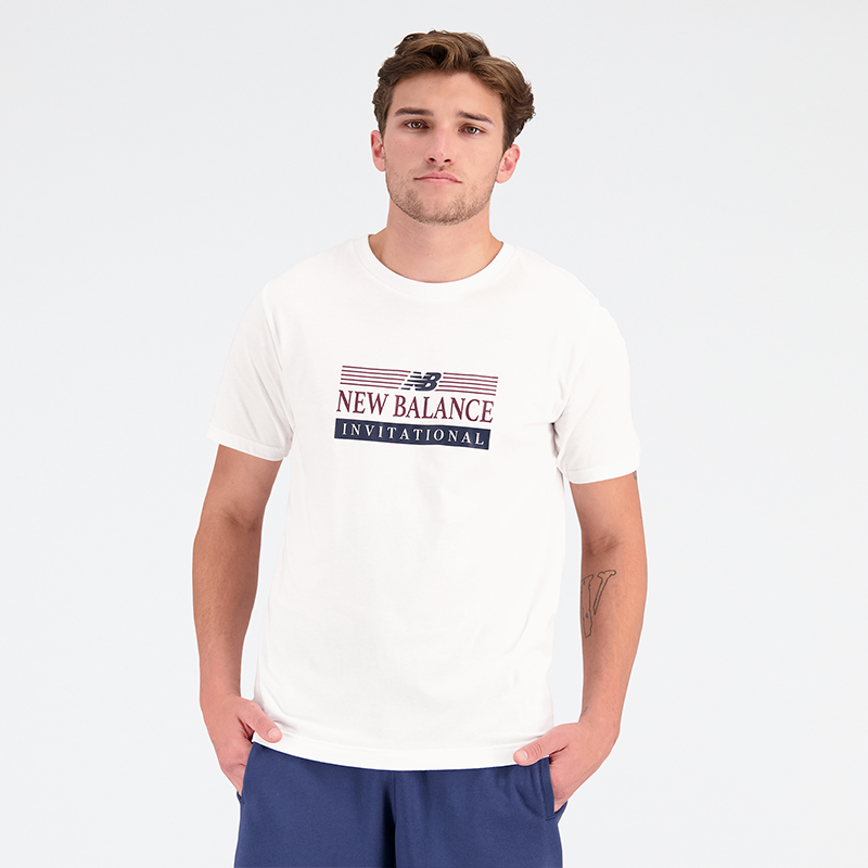 Tričko New Balance T-shirt Biela | MT31906WT, 0