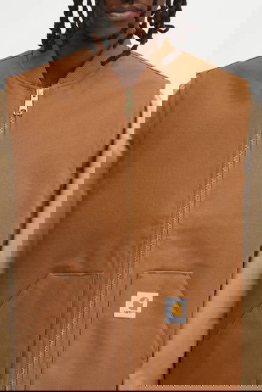 Vesta Carhartt WIP Zipped Classic Vest Hnedá | I035695.HZ01, 3