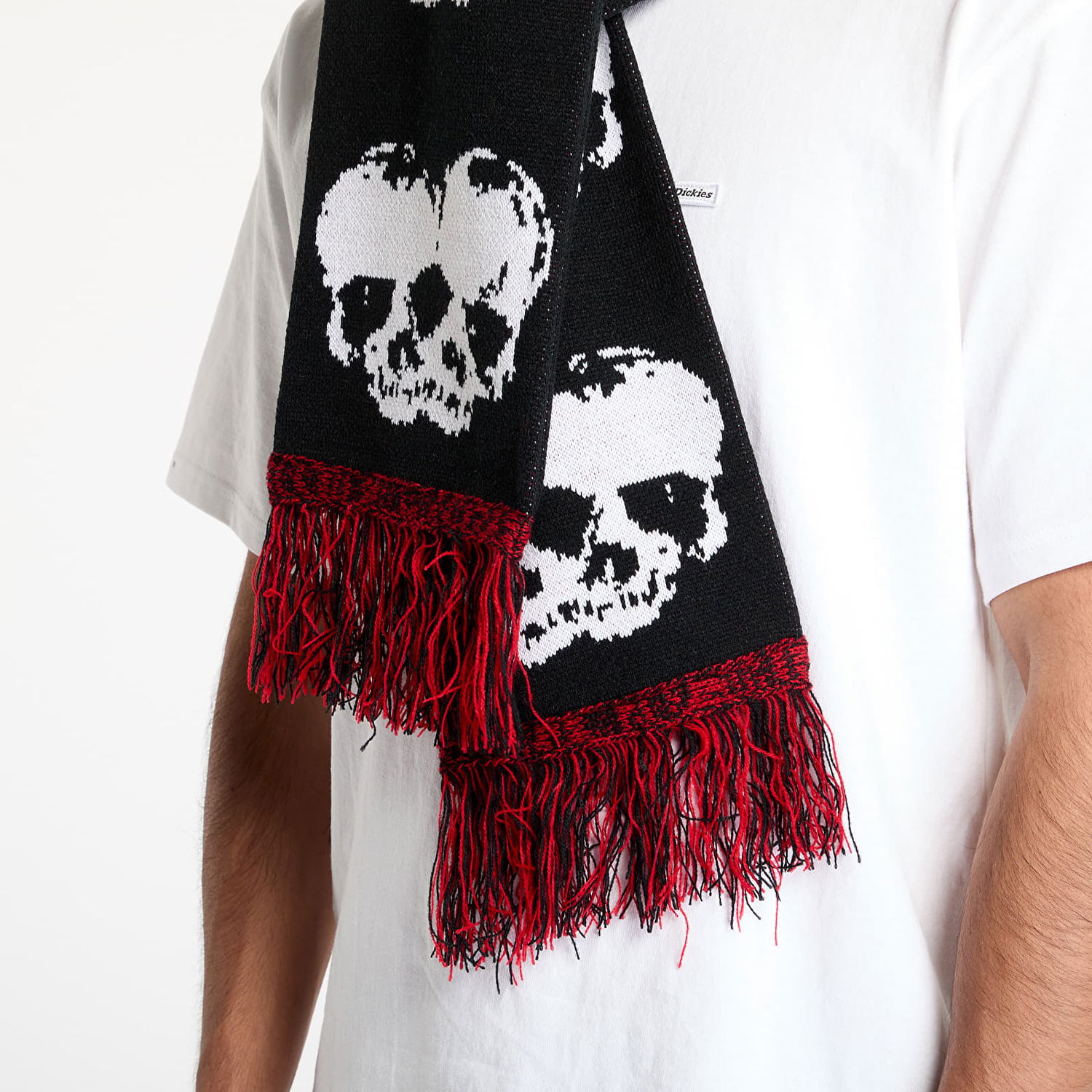 Šál Pleasures Skull Knit Scarf Čierna | P24W057 BLACK, 1