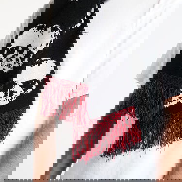 Šál Pleasures Skull Knit Scarf Čierna | P24W057 BLACK, 1