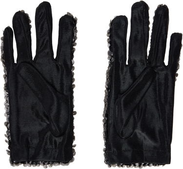 Rukavice Anna Sui Sequin Short Gloves Čierna | 824K91, 1