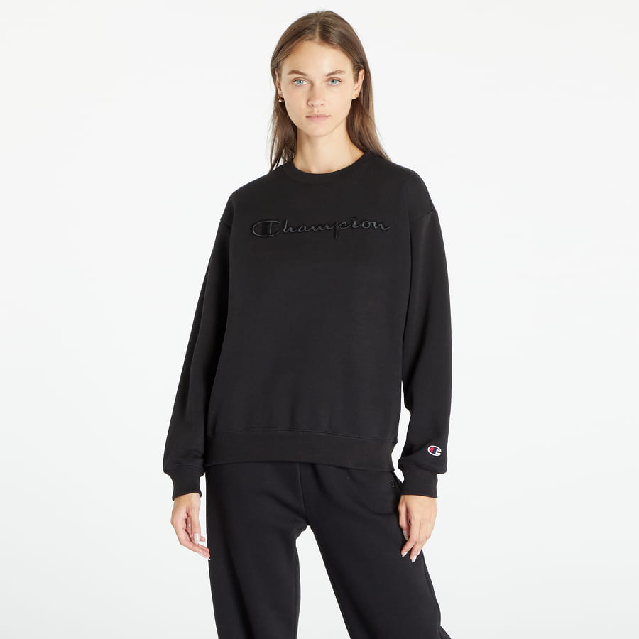 Mikina Champion Crewneck Sweatshirt Black Čierna | 116680 CHA KK001, 0