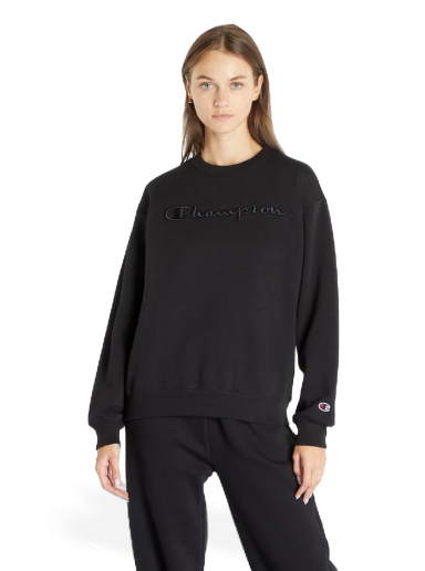 Mikina Champion Crewneck Sweatshirt Black Čierna | 116680 CHA KK001