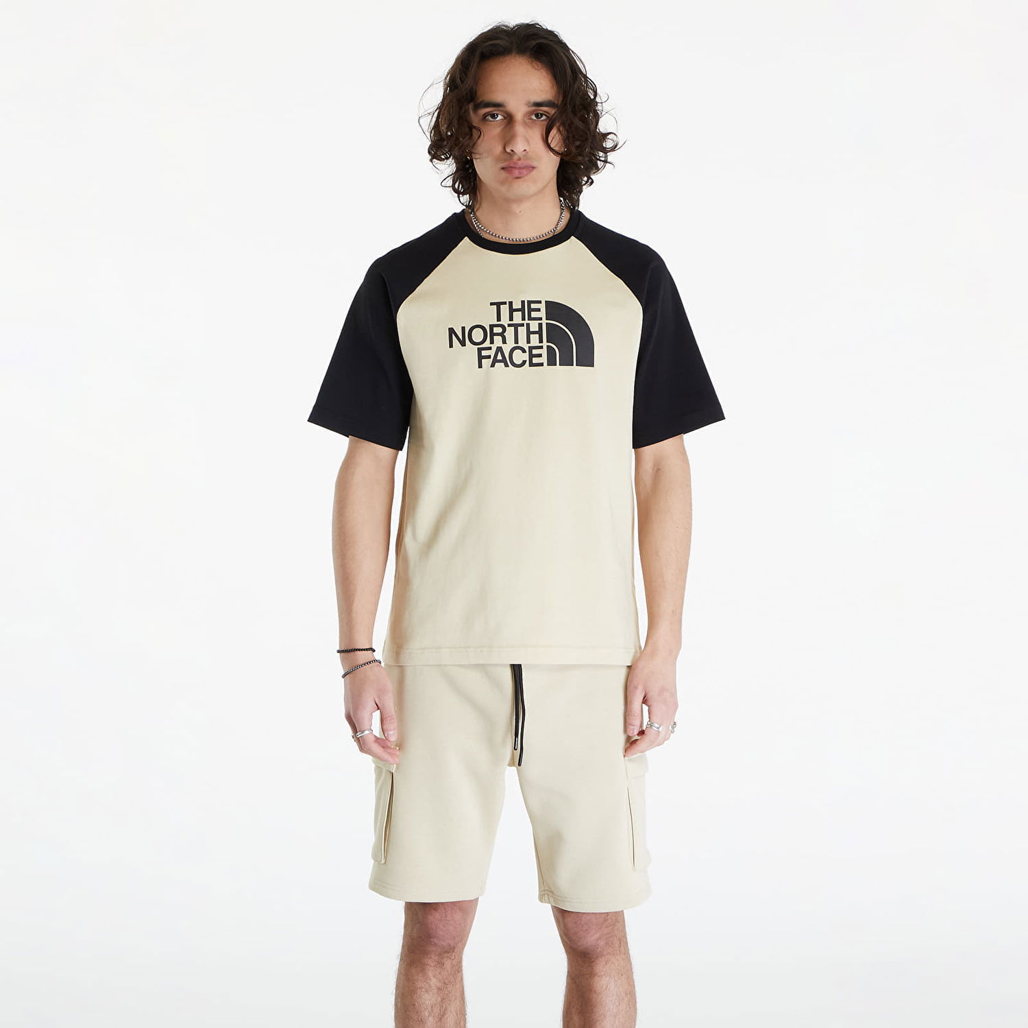 Tričko The North Face S/S Raglan Easy Tee Gravel Béžová | NF0A87N73X41, 0
