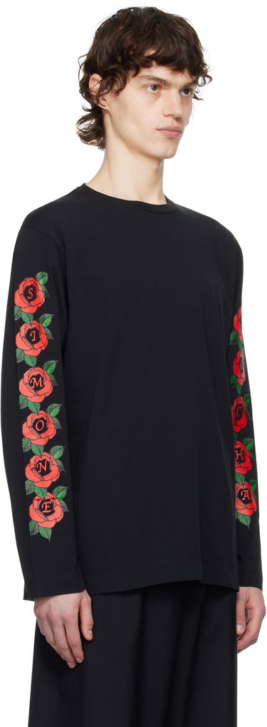 Tričko Simone Rocha Simone Rocha Cluster Rose Logo Print T-shirt Biela | 5194P33P34-M 0569, 4