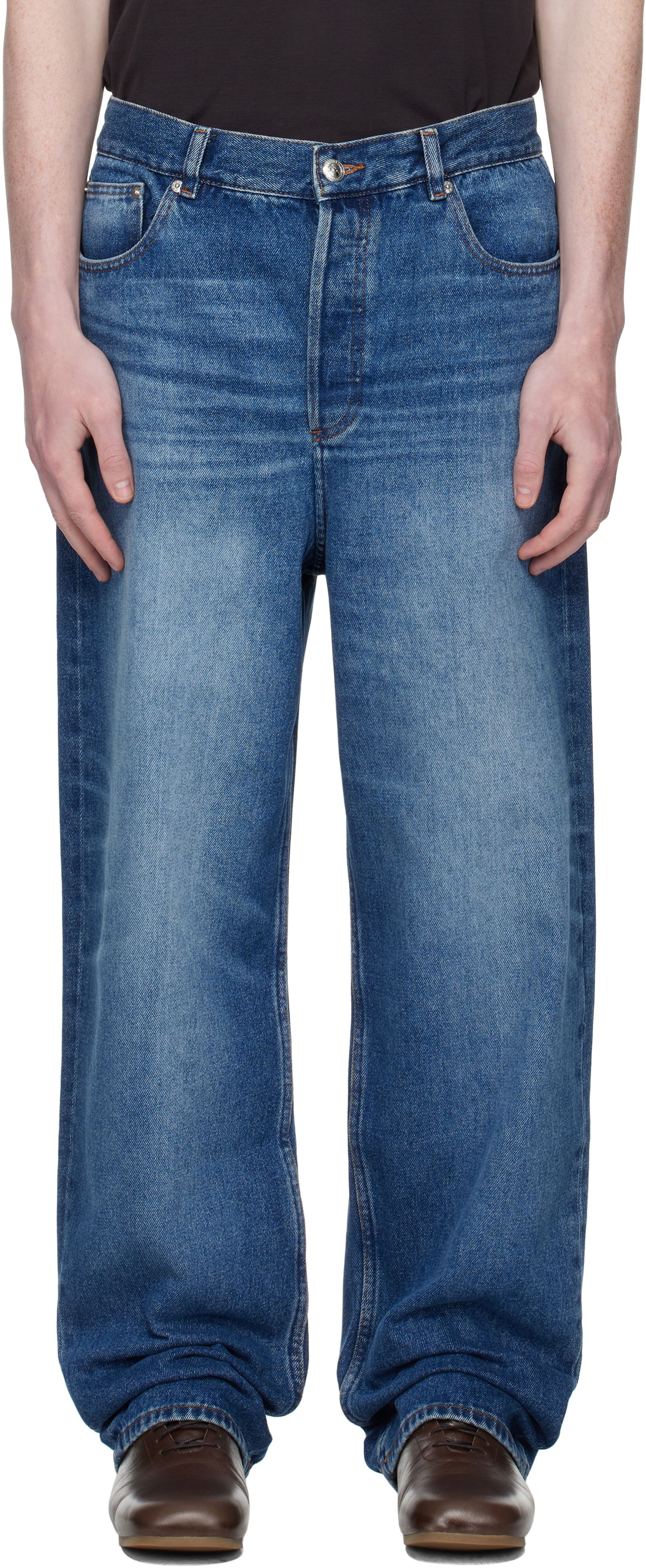 Džínsy A.P.C. A.P.C. Solal Loose Fit Jeans Modrá | COHAD-M09238, 0