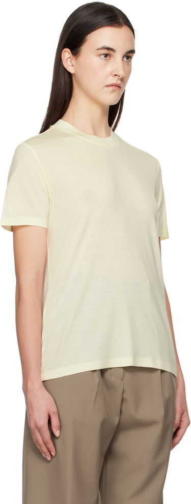 Tričko Róhe Róhe Relaxed Wool T-Shirt Žltá | 411-22-091, 1