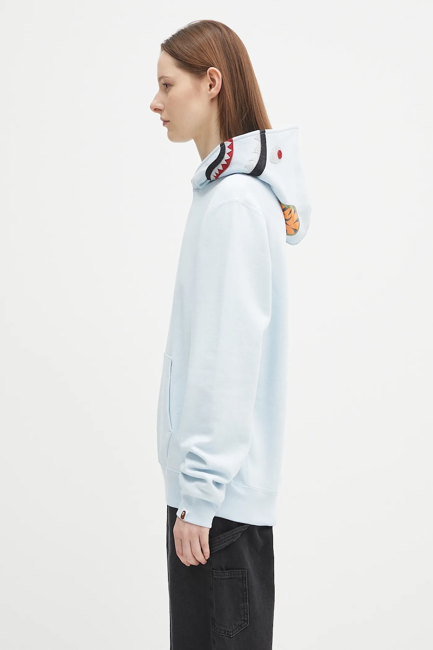 Mikina BAPE A Bathing Ape Shark Hoodie Modrá | 1L30214009, 1