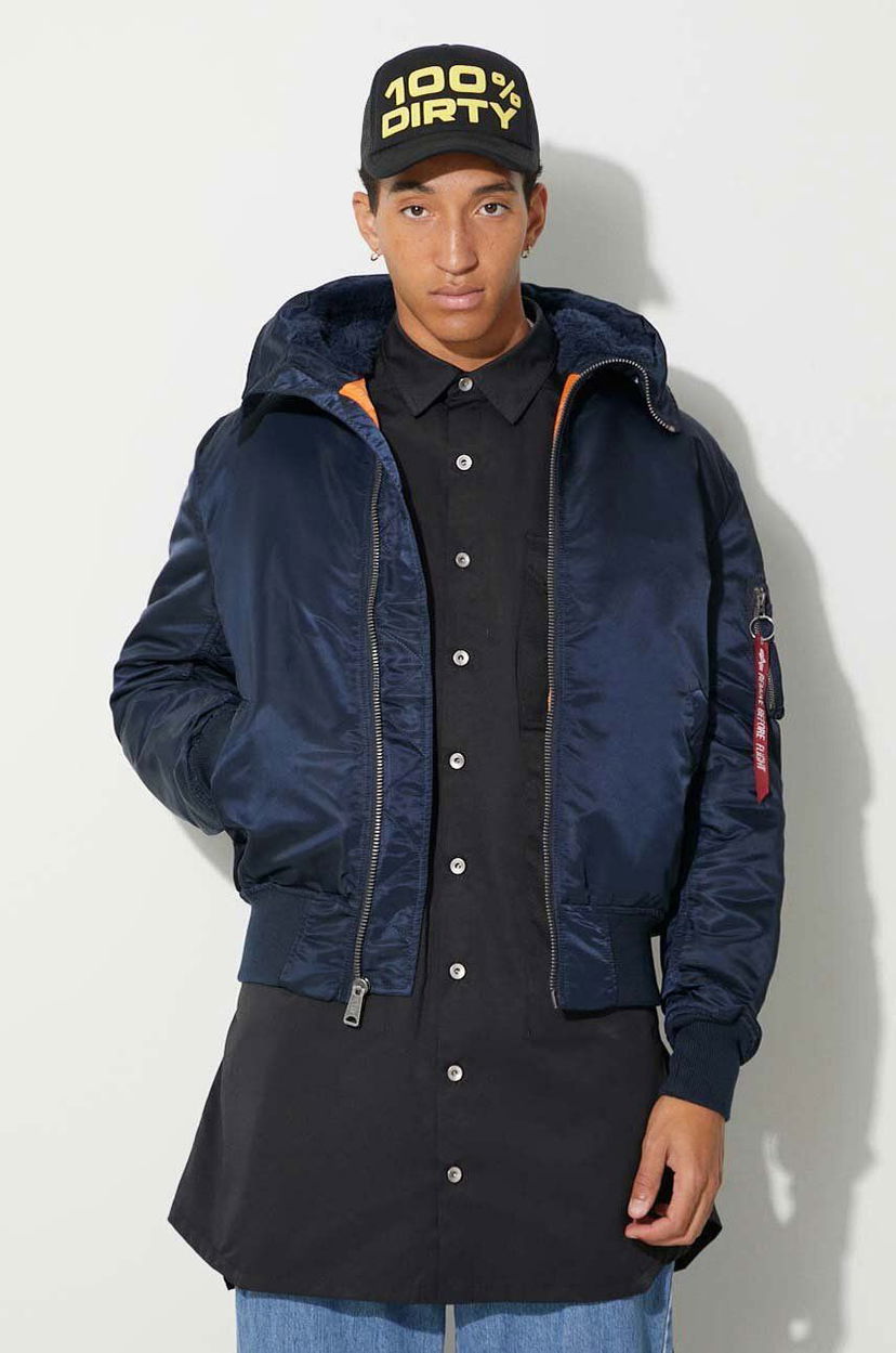 Bomber bunda Alpha Industries Bomber Jacket MA-1 Modrá | 158104.07
