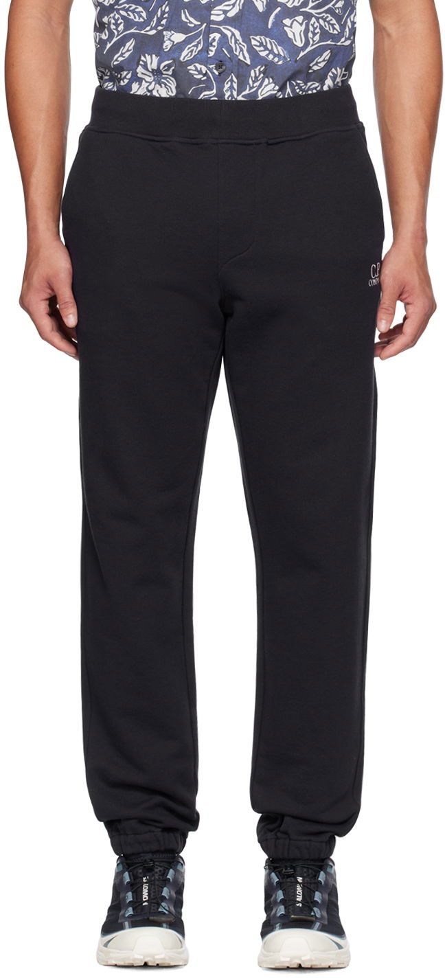 Tepláky C.P. Company Embroidered Sweatpants Modrá | 14CMSP135A-005086W, 0