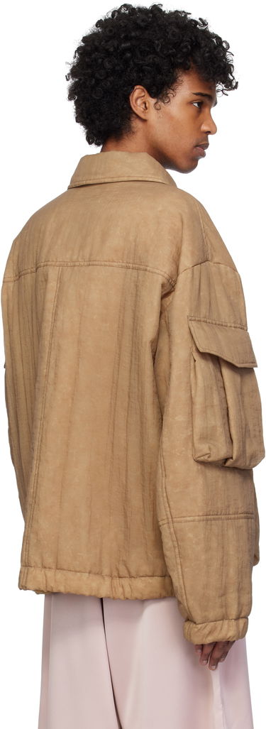 Prešívaná bunda Dries Van Noten Dries Van Noten Taffeta Multi-Pocket Jacket Hnedá | 251-020526-1329, 2
