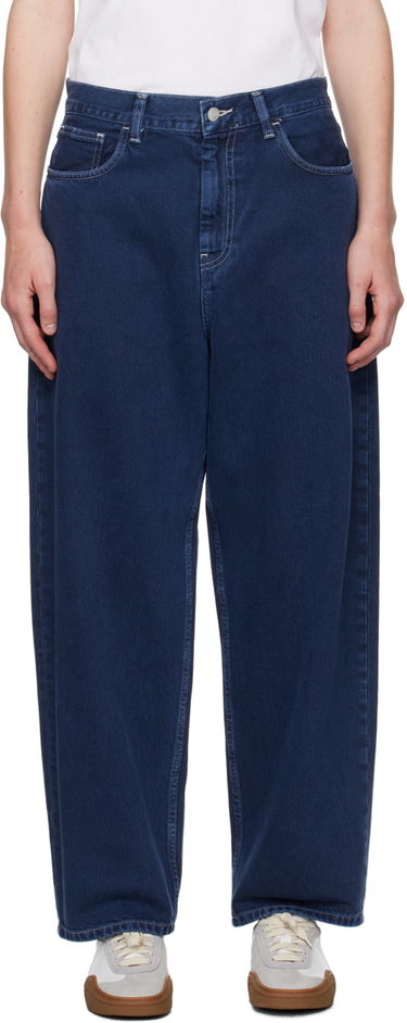 Džínsy Carhartt WIP Work In Progress Blue Denim Loose-Fit Jeans Navy | I033746 29L4J, 0