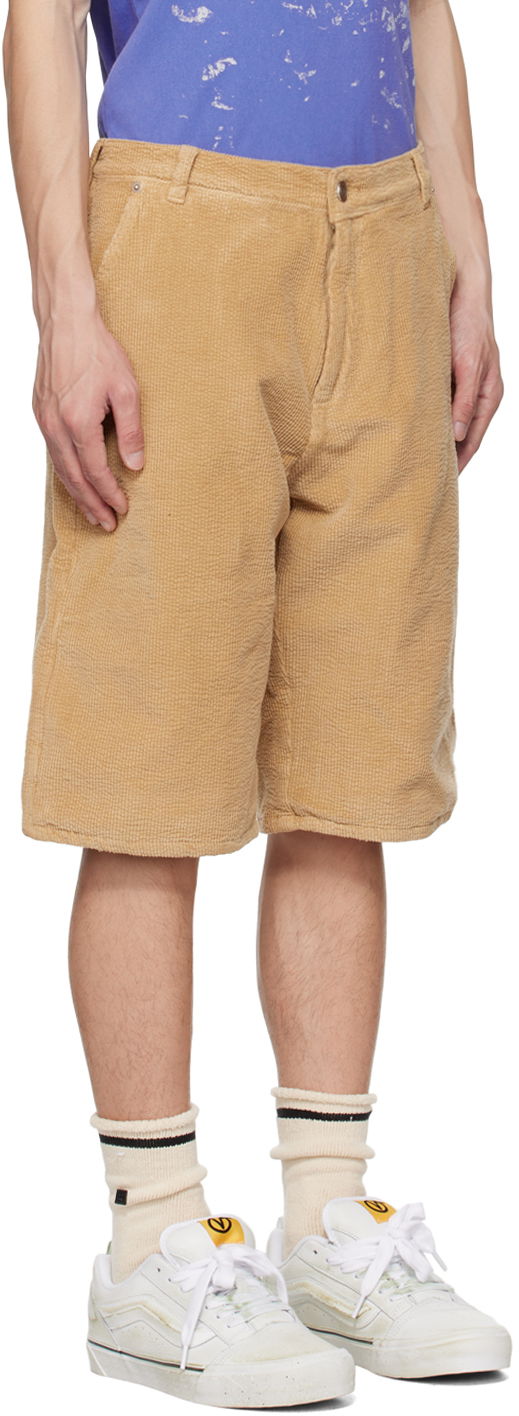 Šortky ERL Corduroy Three-Pocket Shorts Béžová | ERL06P006, 1