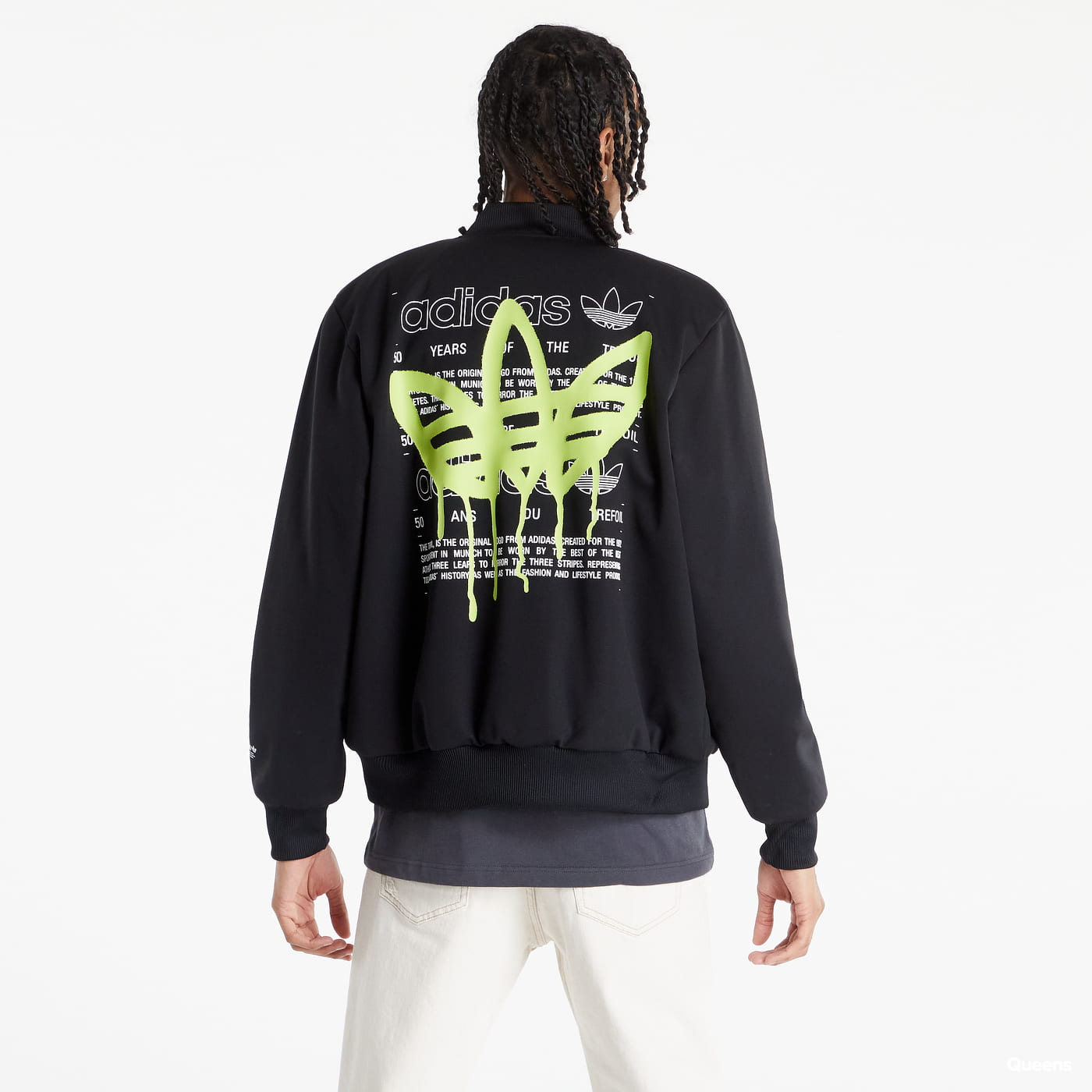 Bomber bunda adidas Originals Behind Coach Čierna | HC7122, 1