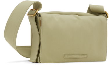 Taška cez rameno Burberry Burberry Trench Leather Crossbody Bag Zelené | 8077398, 2