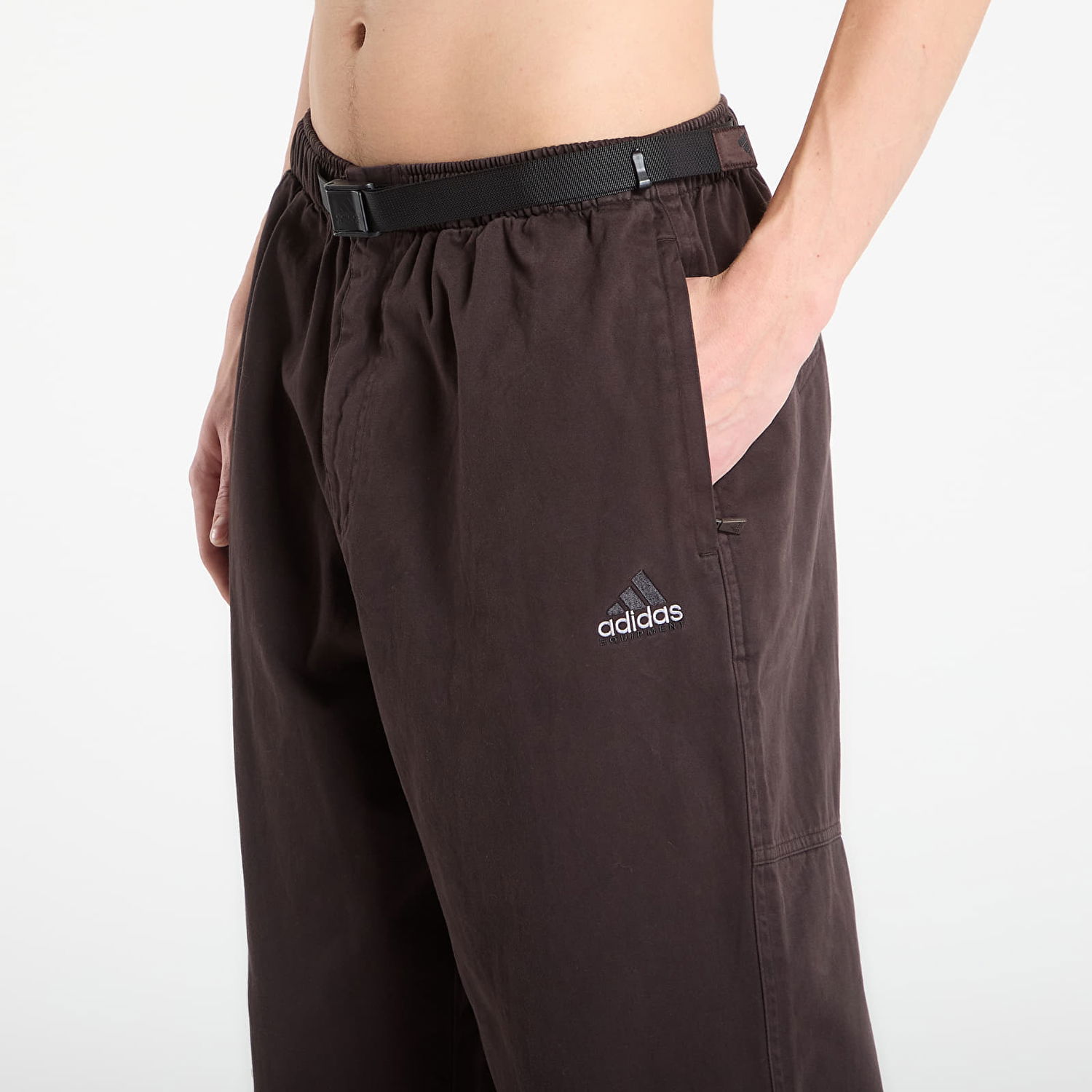 Nohavice adidas Performance Equipment Drill Relaxed Pants Hnedá | KB9335, 1