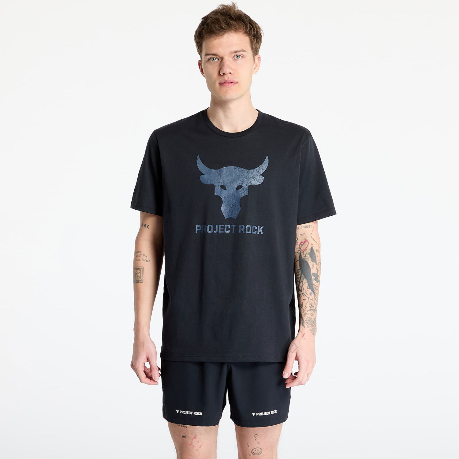 Tričko Under Armour Project Rock Brahma Bull Short Sleeve T-Shirt Čierna | 1383191-001, 0