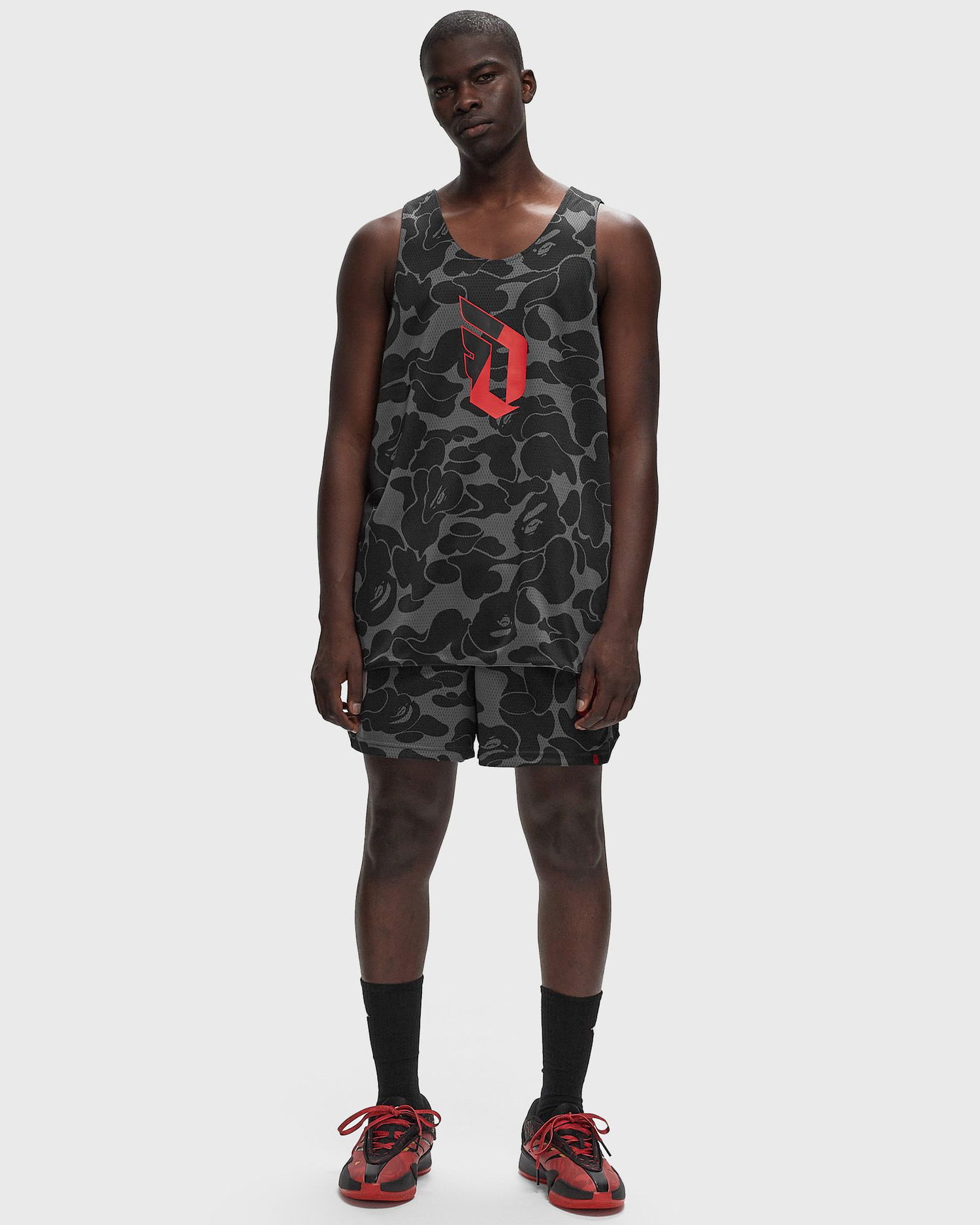 Dres adidas Originals BAPE x Dame 9 Reversible Jersey Čierna | JF1154, 1