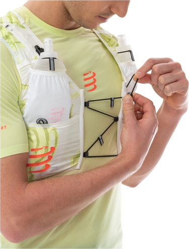 Batoh Compressport Ultrun Evo 10 Hydration Vest Biela | xbpu6060-xbpu6060062, 2