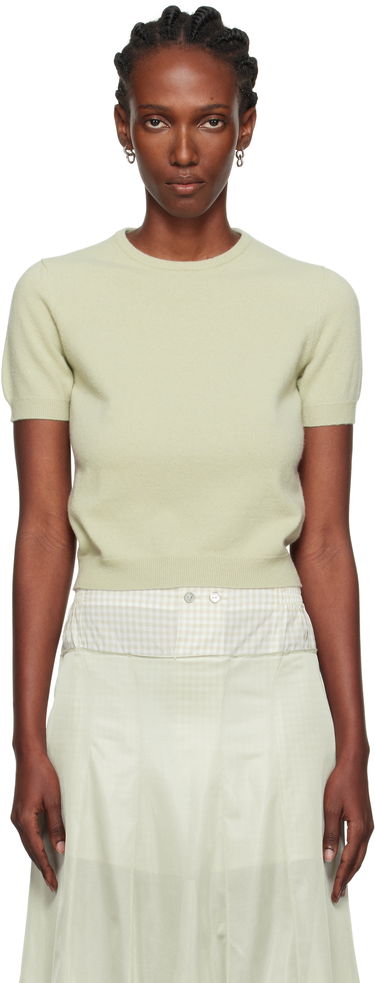 Sveter Maison Margiela Maison Margiela Crewneck Short Sleeve Sweater Zelené | S51HL0022 M13144, 0