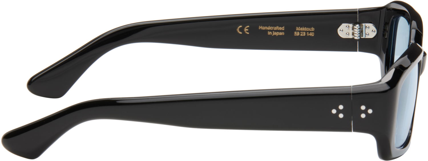 Slnečné okuliare Port Tanger Black Square Sunglasses Čierna | PT-5003, 1