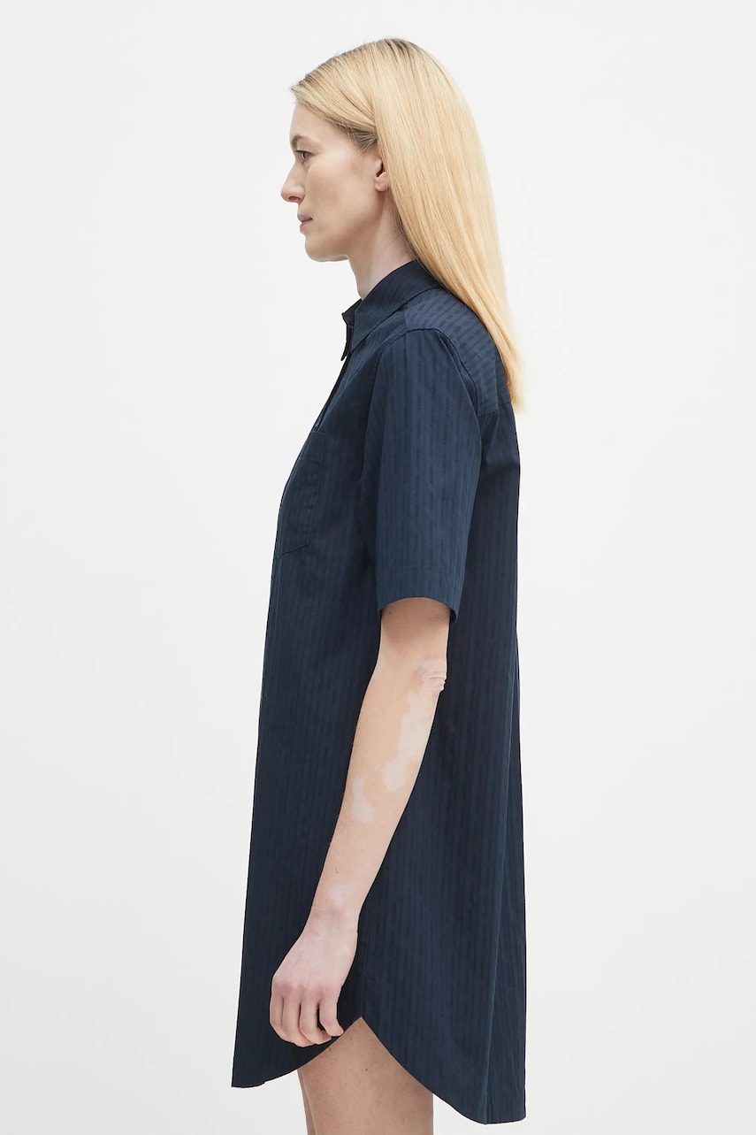 Šaty Samsoe Samsoe Samsoe Samsoe SATINA Mini Shirt Dress Navy | F25200080, 1