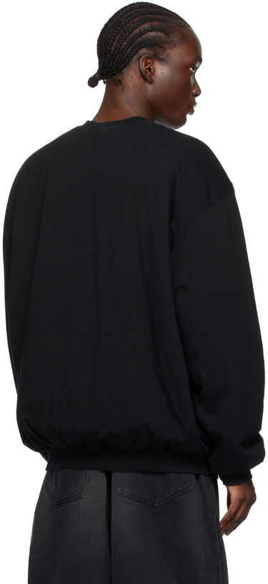 Sveter We11done We11done Padded Sweatshirt Čierna | WD-TS2-24-785-U-BK, 2