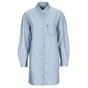 Šaty Levi's RHEA SHIRT DRESS Modrá | A6743-0002, 0
