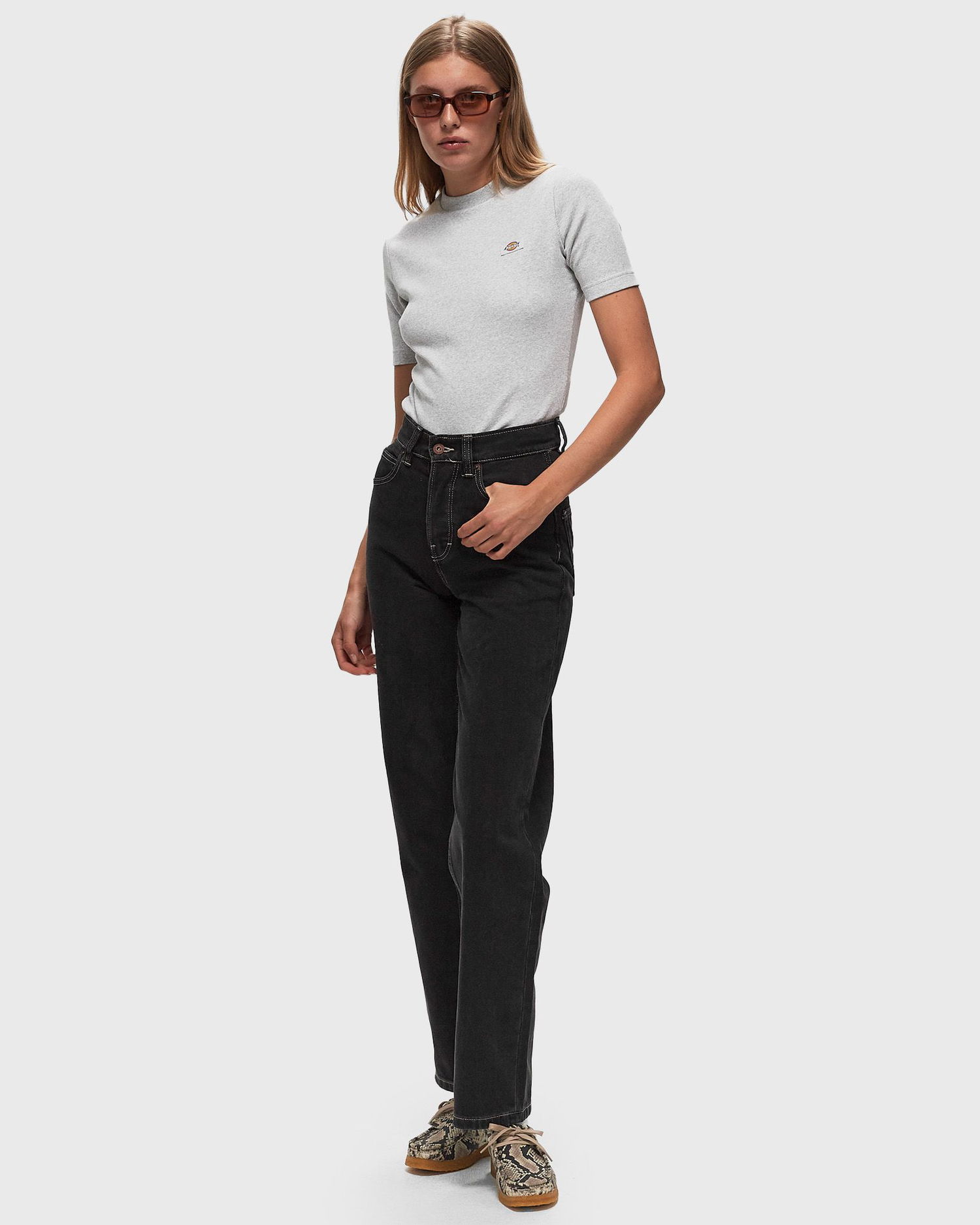 Tričko Dickies Marysville T-Shirt Šedá | 0A4YHD, 1