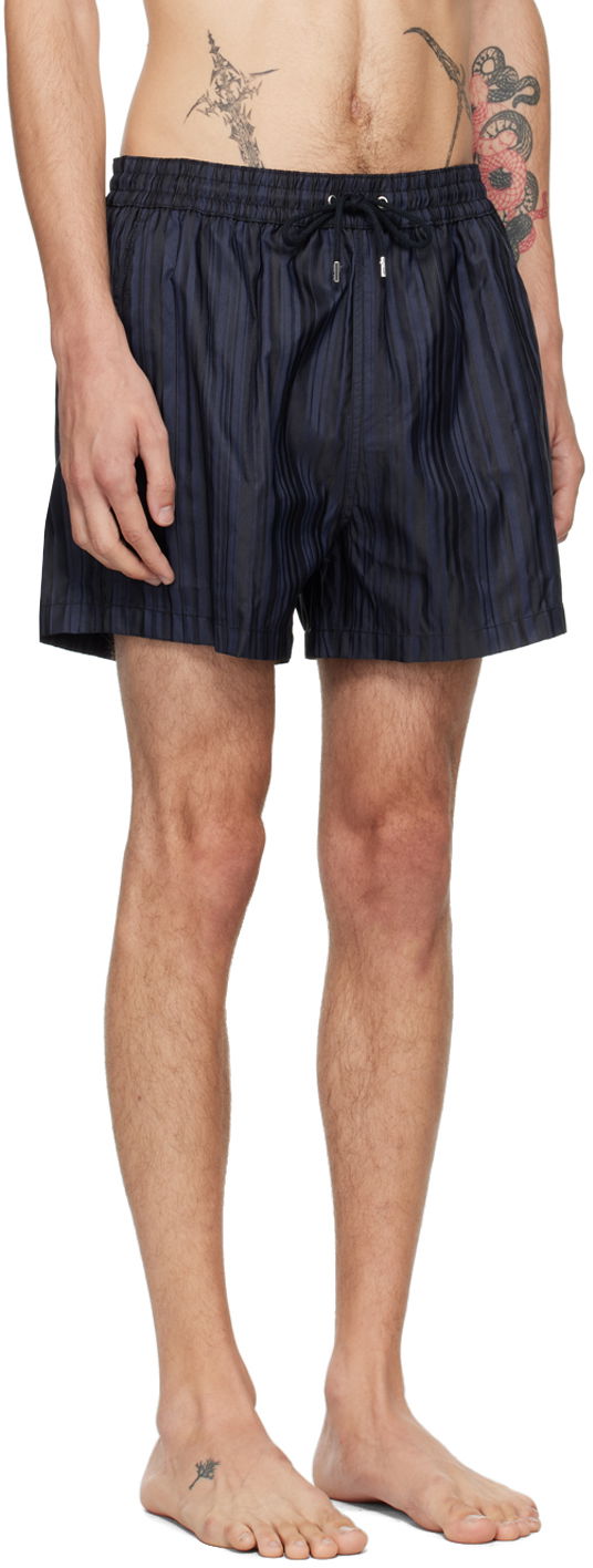Plavky Paul Smith Paul Smith Stripe Swim Shorts Navy | M1A-239B-N41502-47, 1