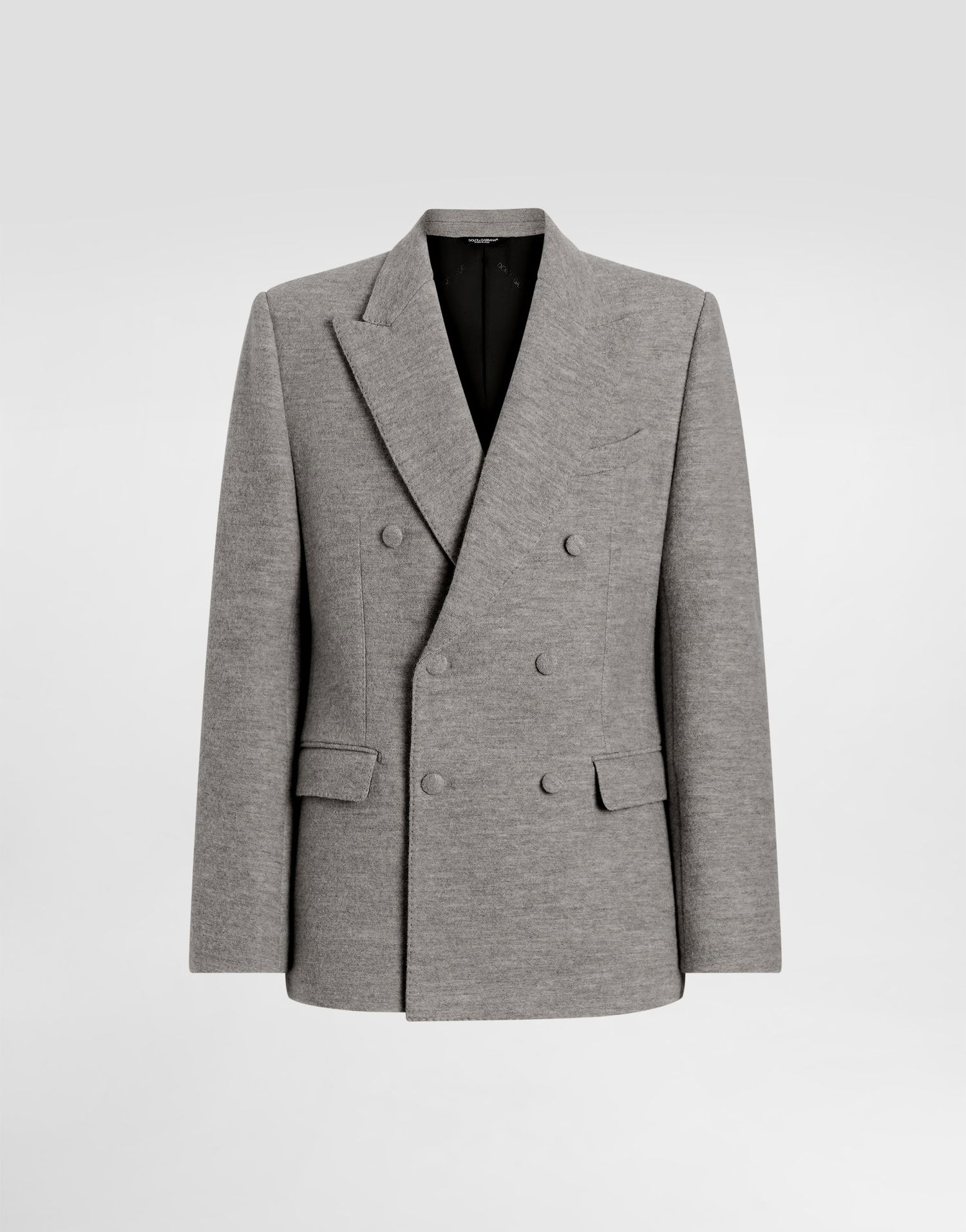 Bunda Dolce & Gabbana Dolce & Gabbana Double-breasted Taormina Jacket Šedá | G2VI5THU2AXS8230, 0