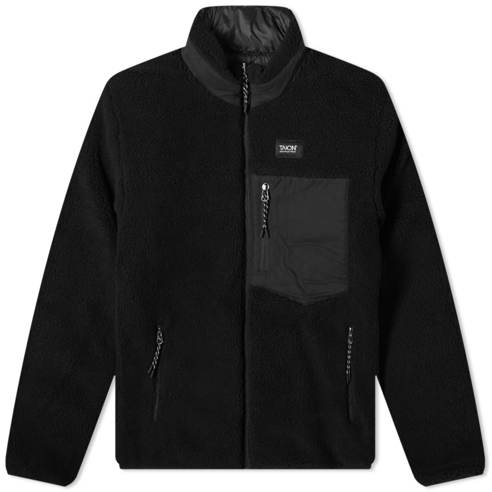 Bunda TAION Reversible Fleece Down Jacket Čierna | TAION-R102MB-BLK, 0