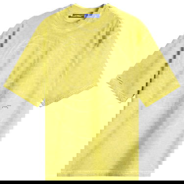 Tričko A-COLD-WALL* A-COLD-WALL* Men's Frequency T-Shirt, Size Large Žltá | ACWMTS213-YLW, 1